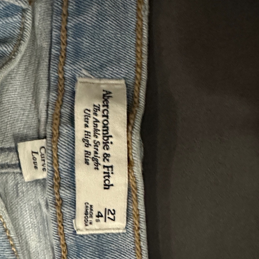Abercrombie & Fitch Light Blue Denim Jeans
